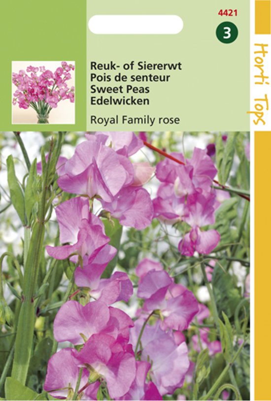 Sweet Pea Royal Family Pink (Lathyrus) 45 seeds